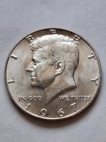 Half Dollar USA 1967 Kennedy. Silber.