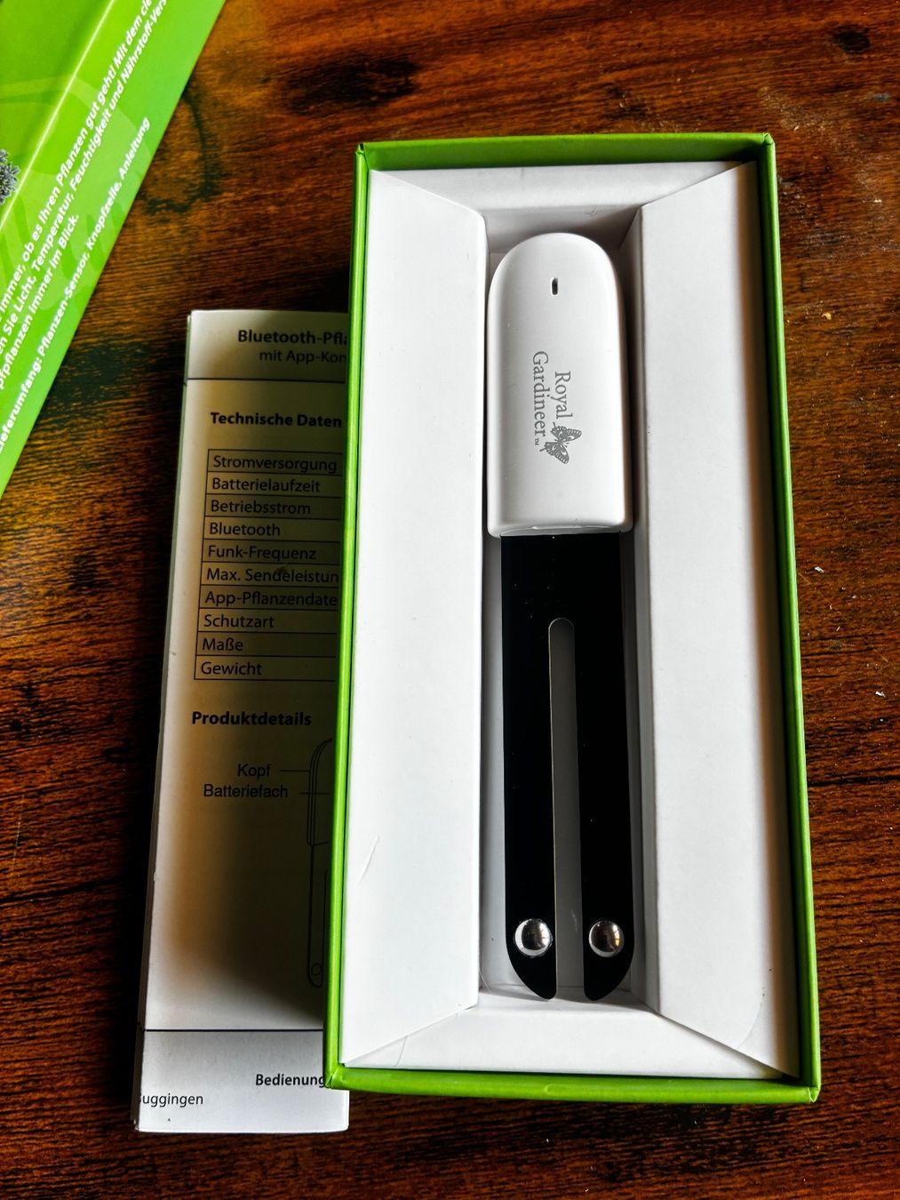 Misurare: Royal Gardiner Bluetooth-Pflanzensensor set a6Stk – Nuovo (secondo la descrizione) da Zollbrück venduto da outlet16 1