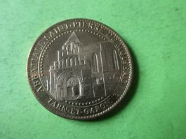 Frankreich, vergoldete Medaille St. Pierre de Moissac