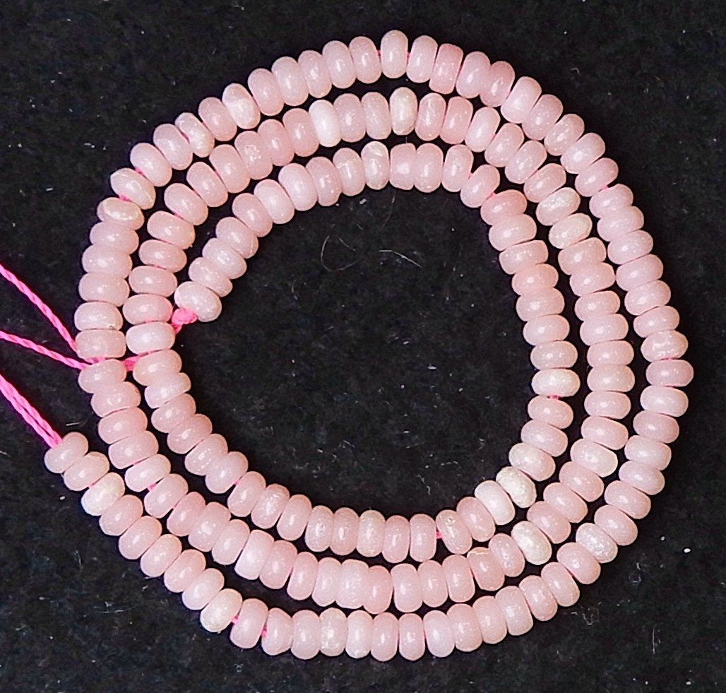 Ketten: 1 Strang echte Peruvian Opal Rondellen Perlen 4 x 2 mm – Neu (gemäss Beschreibung) aus Müllheim Dorf von GUENI01