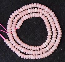 1 Strang echte Peruvian Opal Rondellen Perlen 4 x 2 mm