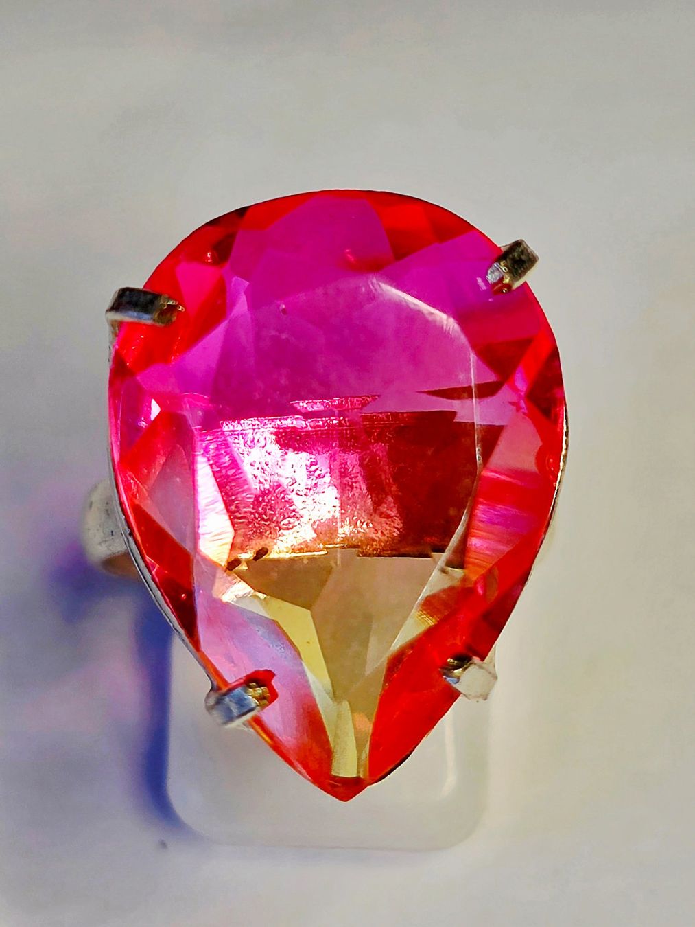 Ringe: Rot-gelber Edelstein Ring – Neu (gemäss Beschreibung) aus Zürich von benedikt12 4