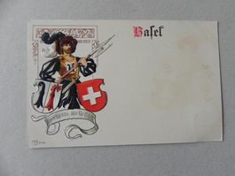 Karte Basel Land Stadt Wappen Helebarde