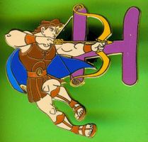 DISNEY  Alphabet    HERCULES  " H "