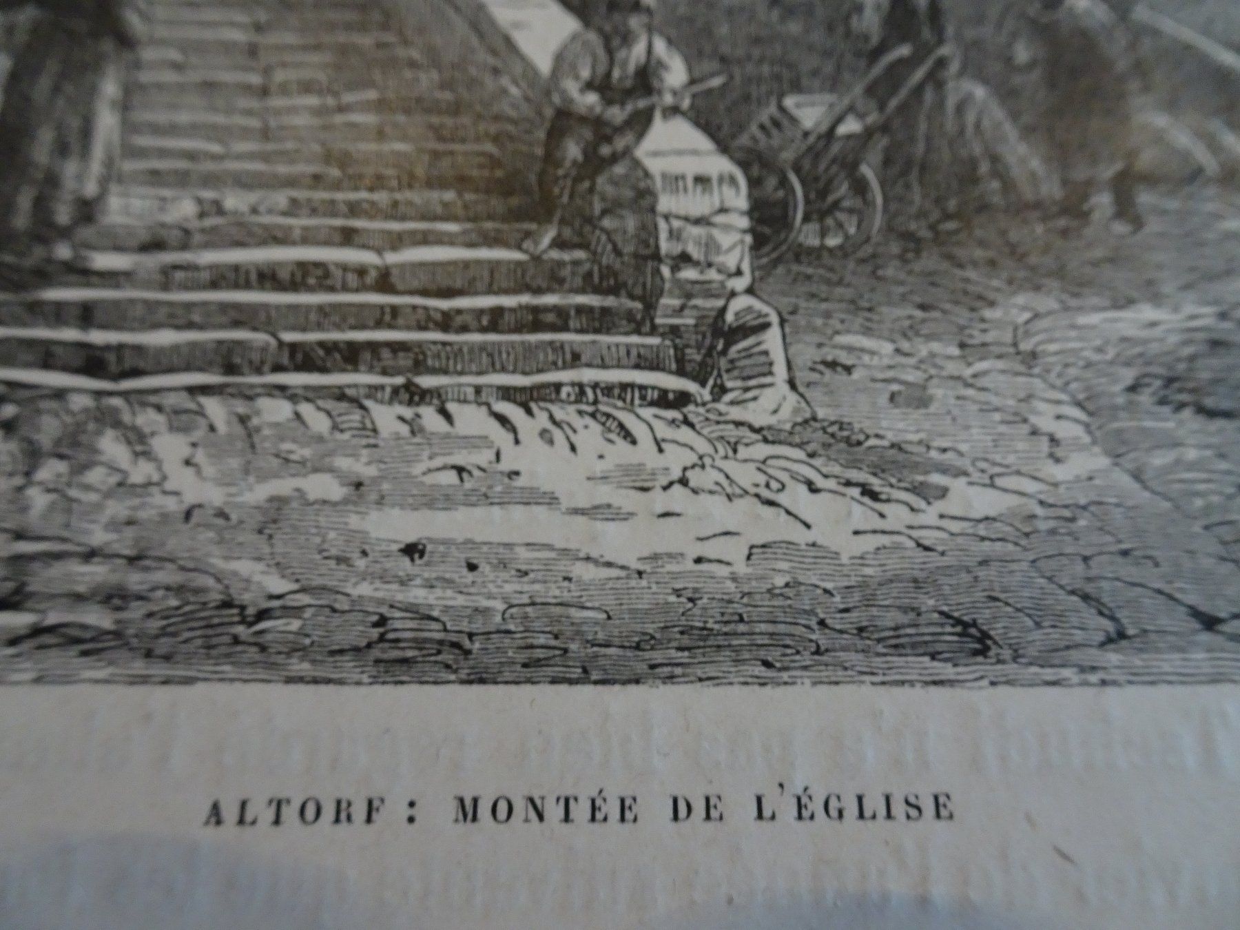 Gravures: Alter Stich von Altdorf. UR – D'occasion à Vitznau par Mina60 3