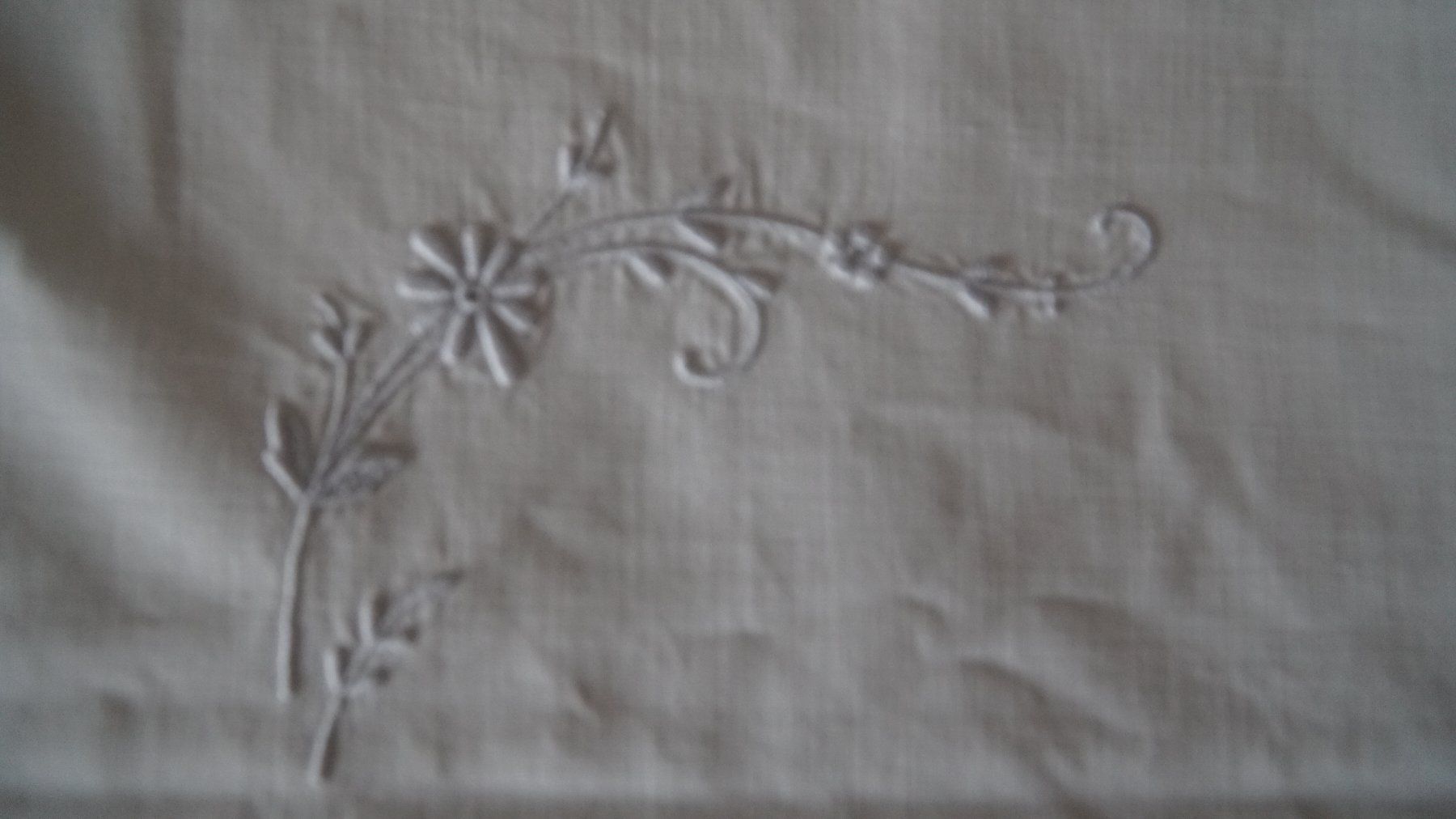 Biancheria da letto: Kissen Bezug Monogramm  DE – Usato da Bern venduto da Antikbatik 5