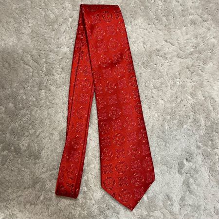 Miraj Seidenkrawatte Rot Gold Jacquard 100% Seide