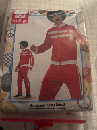 Karnevalskostüm: Trainingsanzug Scouser, Grösse L, Liverpool