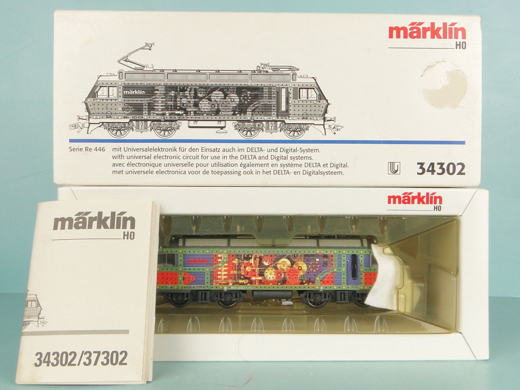 Märklin Modellini di ferrovie: Märklin 34302 Re 446, Delta Digital – Usato da Bülach venduto da cann11 3