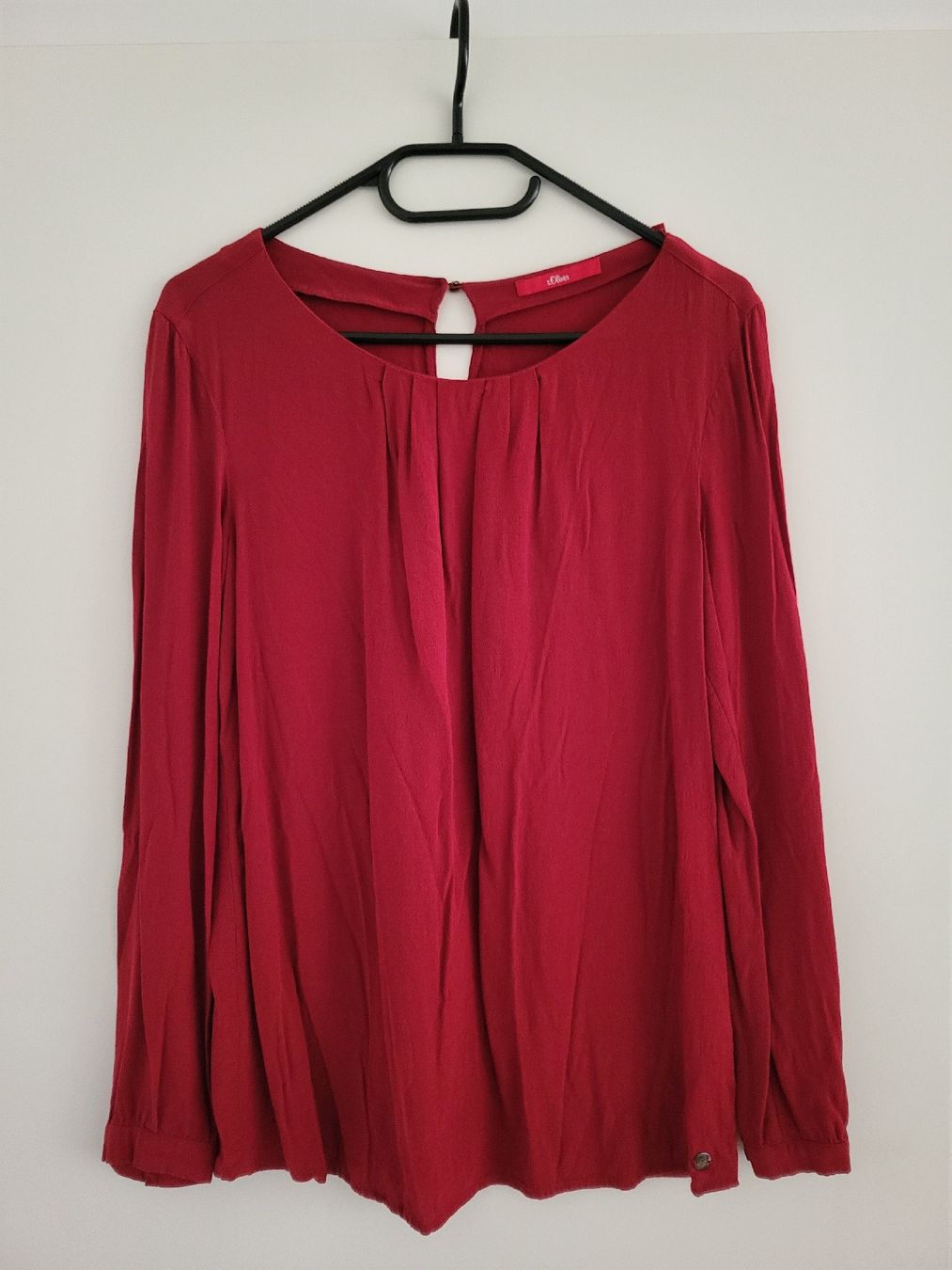 S.Oliver Camicette: S.Oliver Bluse, bordeauxrot, Gr. 38 – Usato da Zürich venduto da seja1234