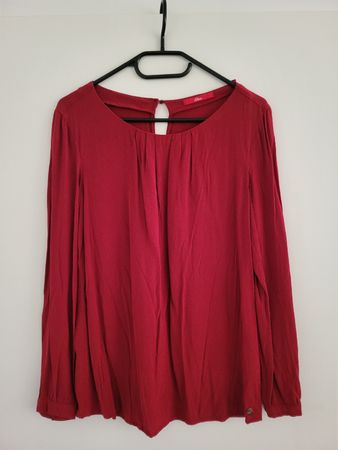 S.Oliver Bluse, bordeauxrot, Gr. 38