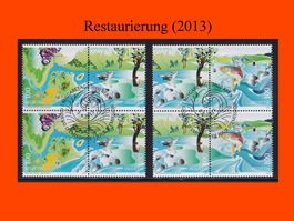 Viererblock-Serie "Restaurierung" (2013)