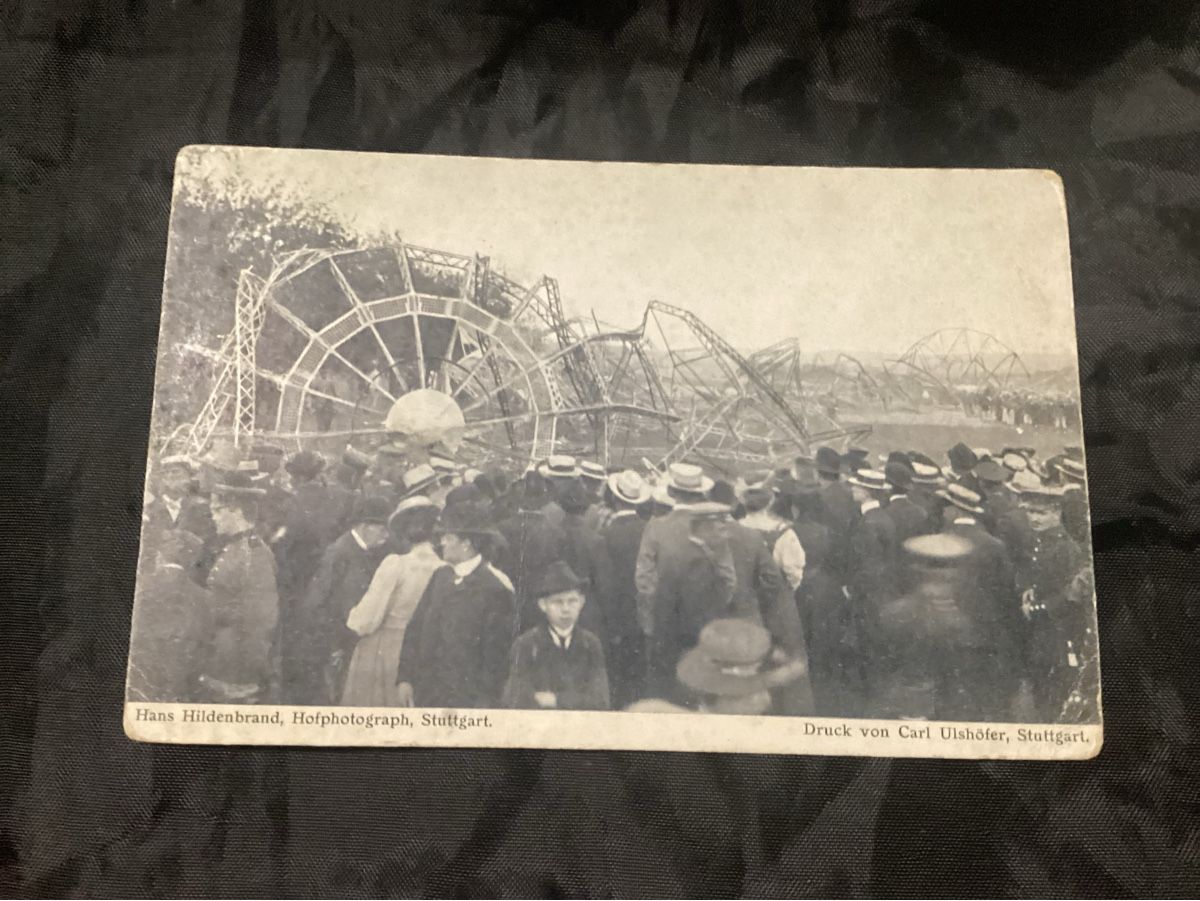 Ansichtskarten: POSTKARTE  ZEPPELIN BRAND ECHTERDINGEN  1908 – Gebraucht aus Münchenstein von NoSu98 4