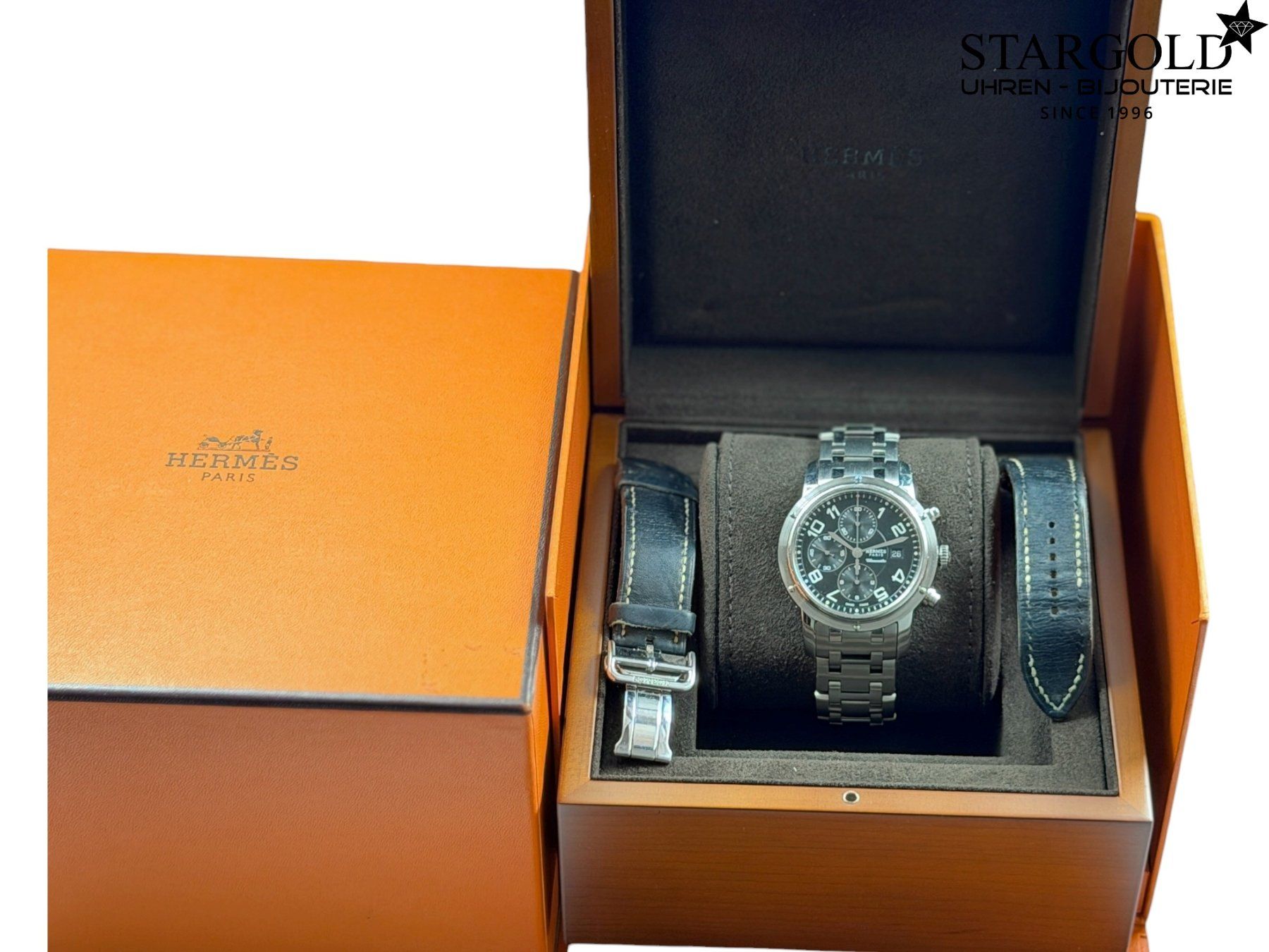 Hermès Orologi: Hermès Clipper Chrono - CP1.910 – Usato da Zürich venduto da Stargold-Uhren 1