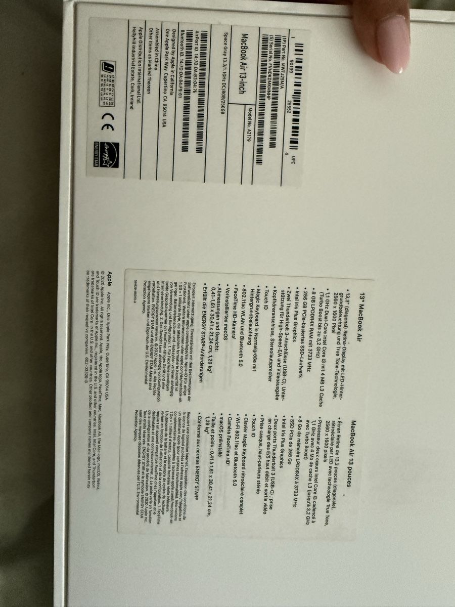 Apple Portables: Apple MacBook Air 13inch Space Grey with box – D'occasion à Schlieren par _Meenu 2
