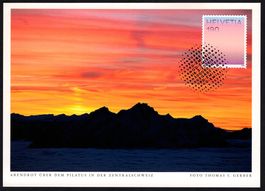 MK Farben der CH-Alpenglühenorange, Pilatus-Abendrot