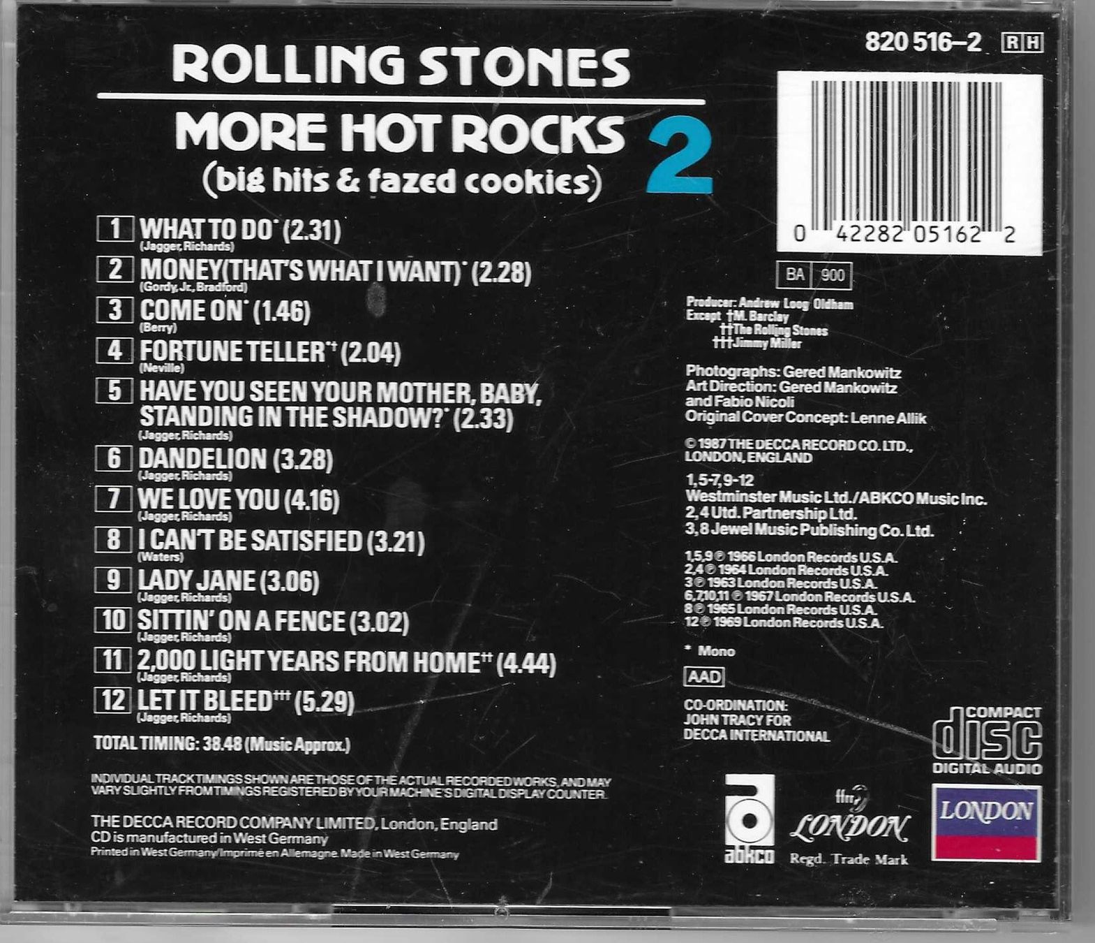 CD: ROLLING STONES  -  MORE HOT ROCKS 2 – Usato da Bex venduto da Giorgiob 1