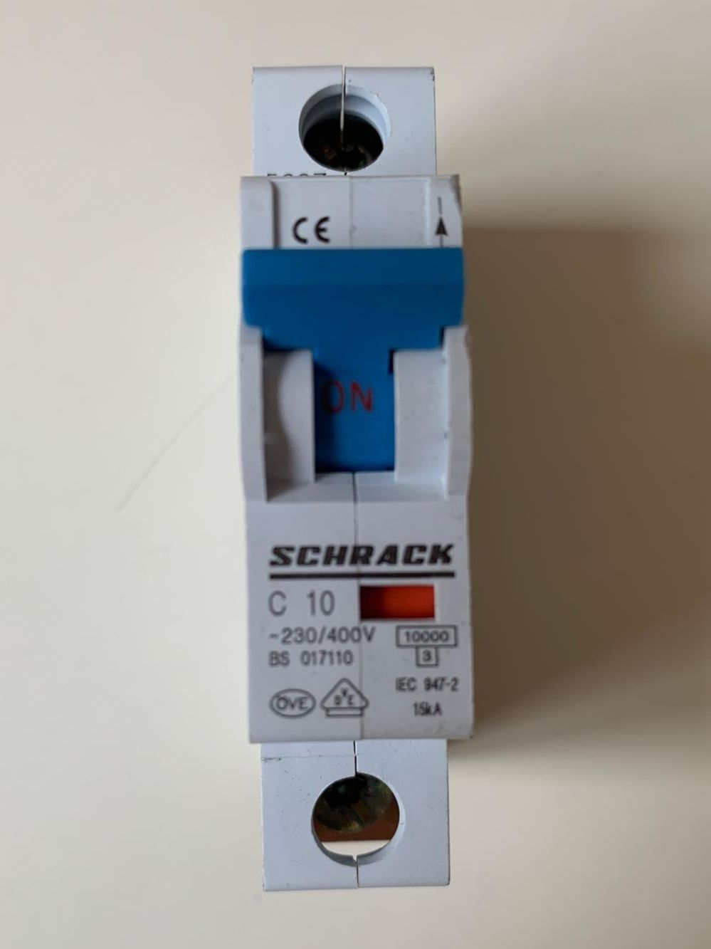 Schalter: Schrack C10 1 Pol Sicherungsautomat BS 017110 – Gebraucht aus Münchenstein von Licontrol