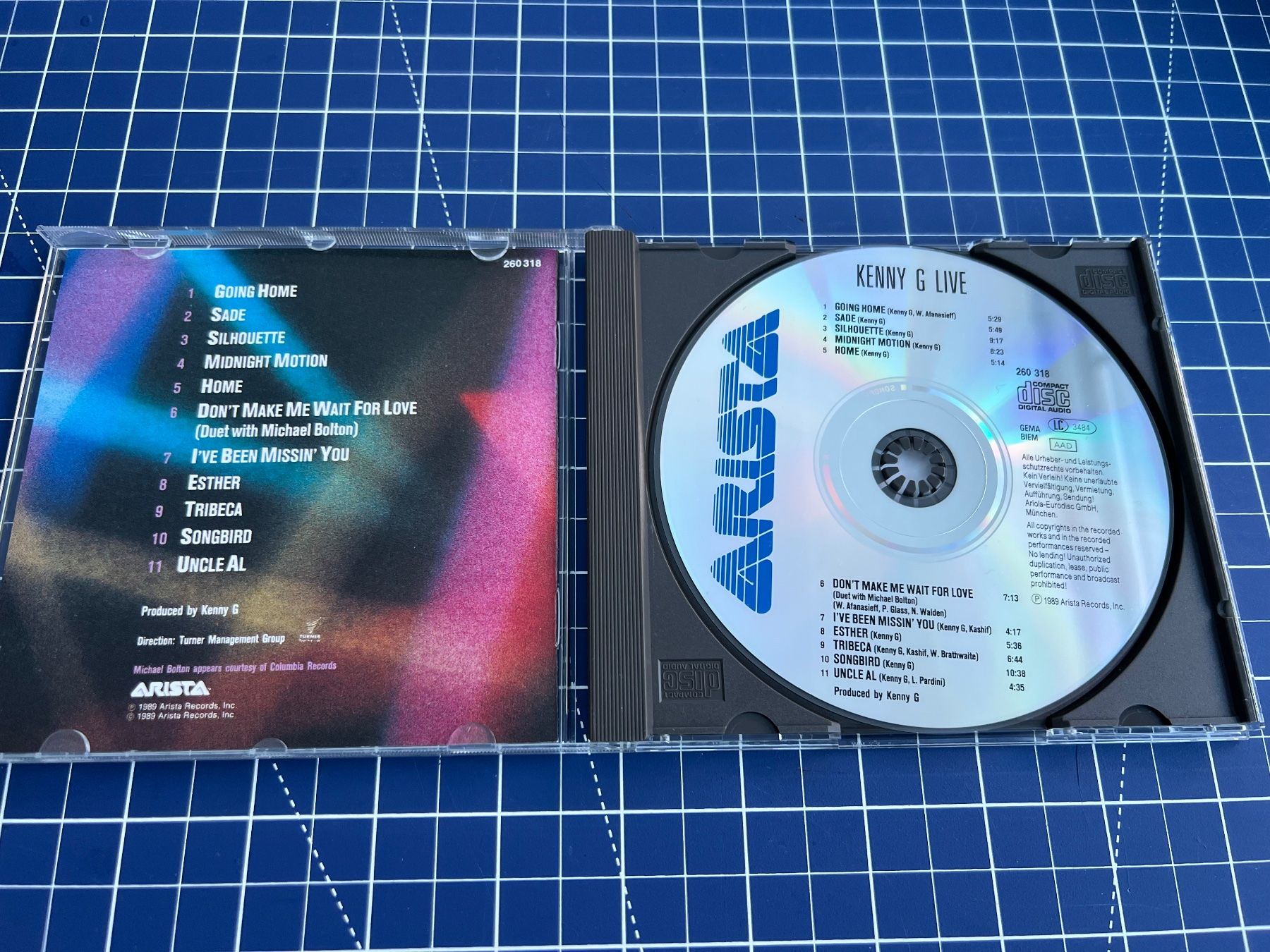CD: Kenny G  – Live – Usato da st.gallen venduto da sophiephie 1