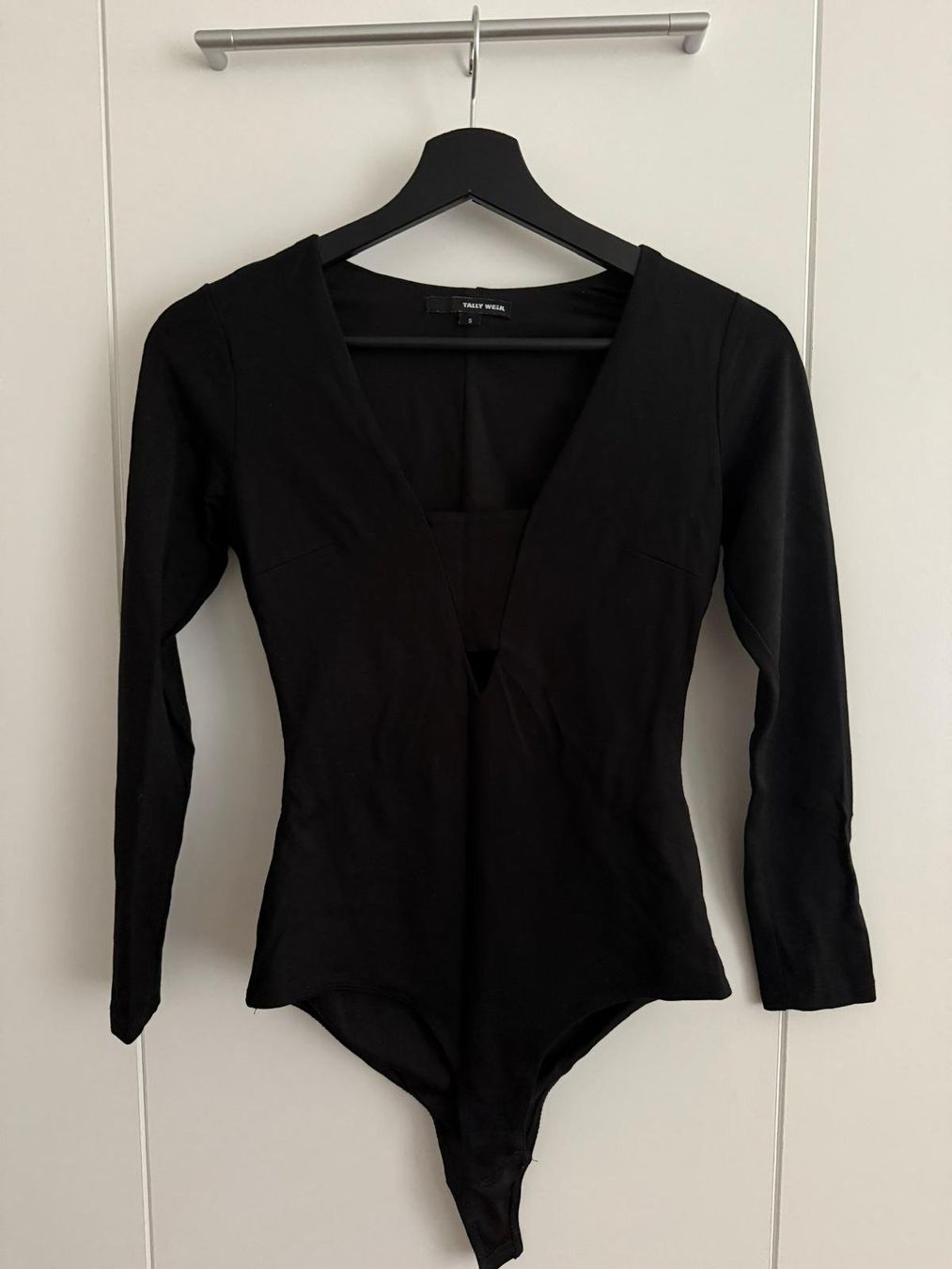 Top: black long-sleeve bodysuit size s – Usato da Luzern venduto da rec_8srh