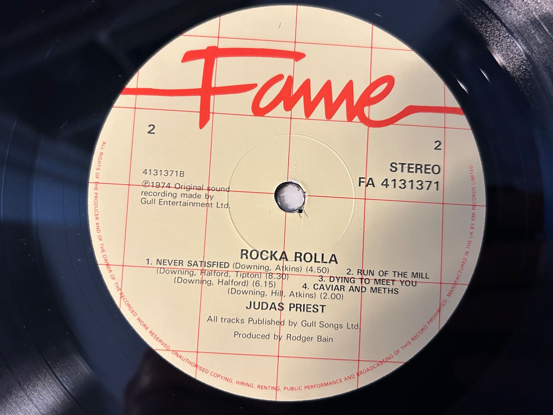 Dischi in vinile: Judas Priest - Rocka Rolla – Usato da Aesch BL venduto da BlueMusicRecords 3