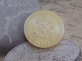 German Democratic Republic (DDR) 10 Mark 1974 C. Friedrich