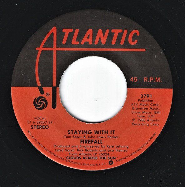 Schallplatten: Firefall: Staying With It 7" – Gebraucht aus Steinhausen von Vilivinili