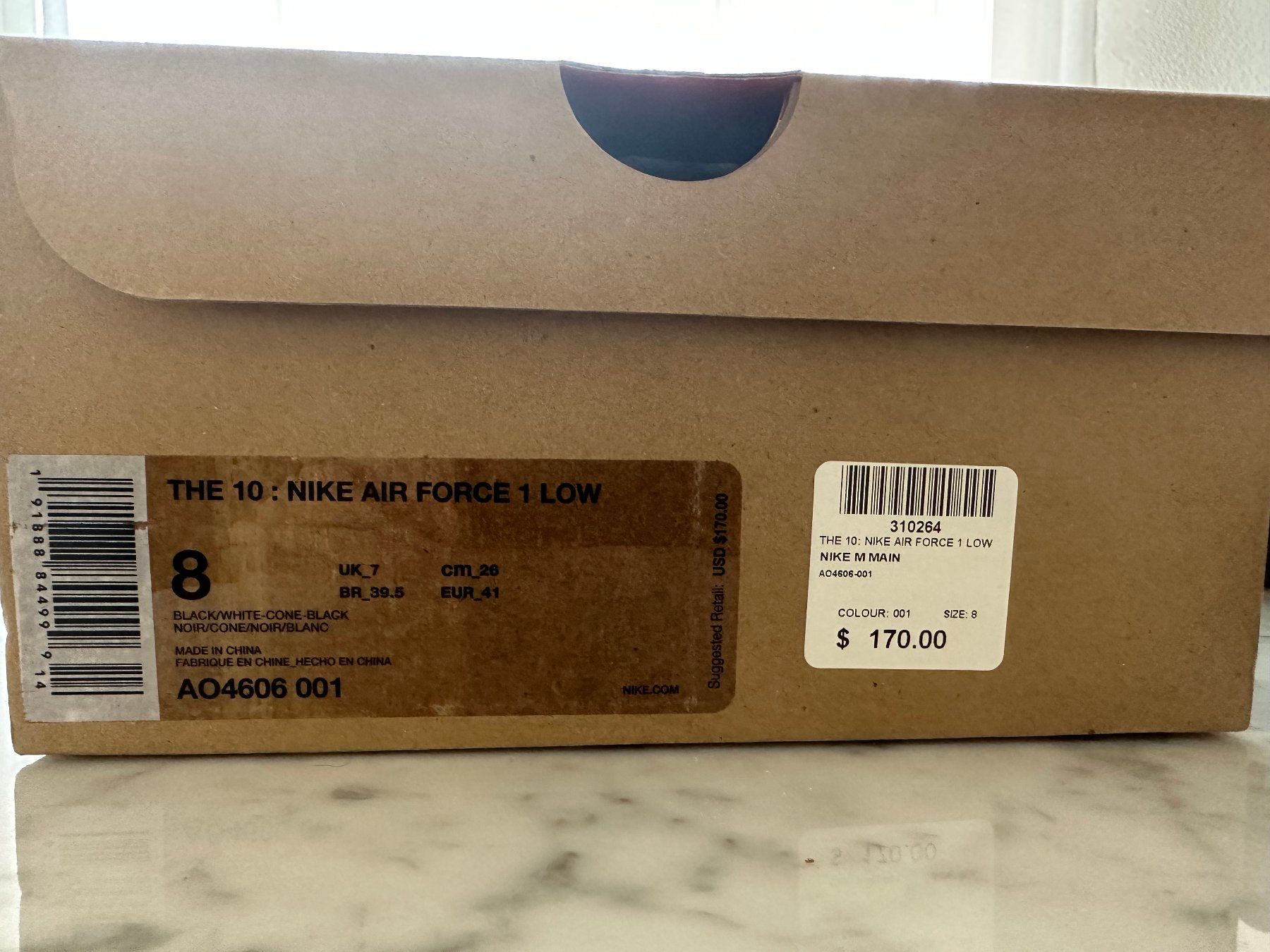 Off-White Scarpe da uomo: Nike Air Force 1 x Off White Black – Nuovo (secondo la descrizione) da Rorschacherberg venduto da Dampfwalze22 6