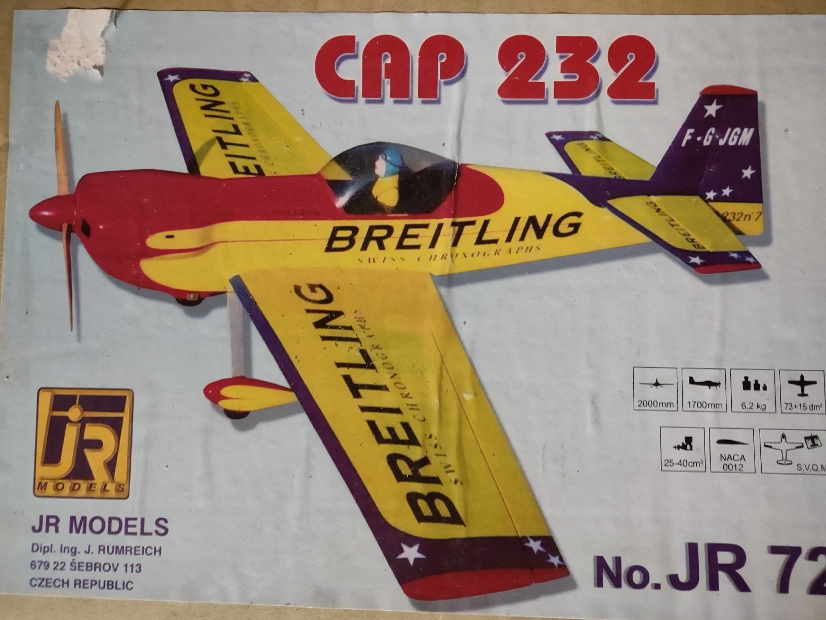 Modellismo RC: CAP-232 Sp200mm – Nuovo e nell'imballaggio originale da Oberbipp venduto da A.B.M.