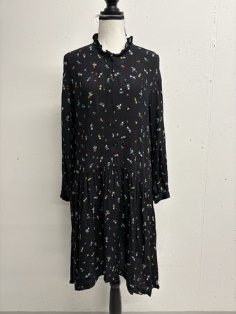 Blumenkleid schwarz &Other Stories Gr. 36 Viskose Kleid