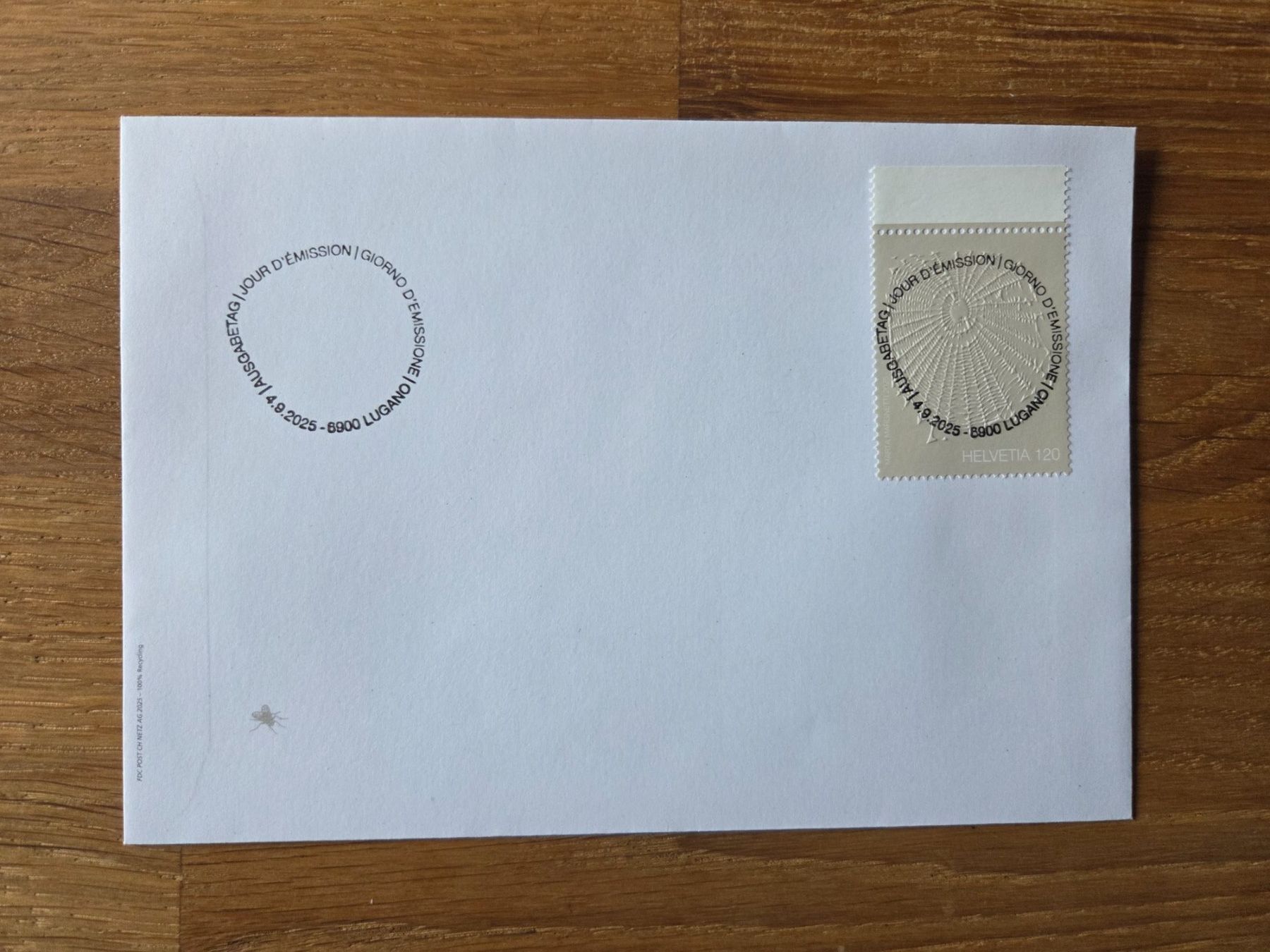Tutti i francobolli: FDC Kunstengagement der Post, Le invisibili, Ersttag – Usato da Rickenbach SO venduto da Bytebull