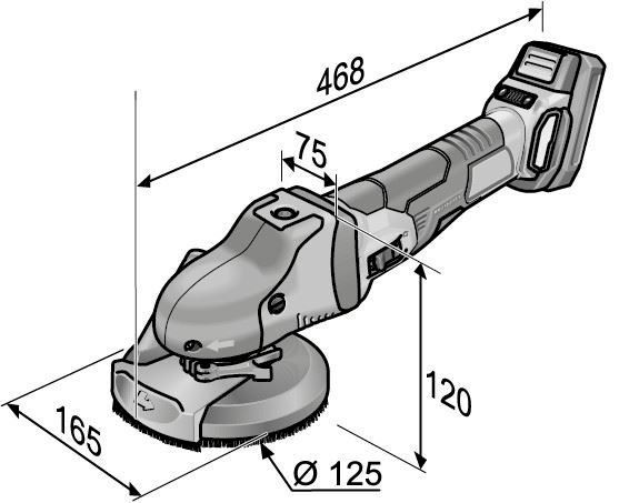 Flex Tutti gli attrezzi: Flex SE125 18.0EC/5.0Set Winkelschleifer – Nuovo e nell'imballaggio originale da Bottighofen venduto da zaap 8