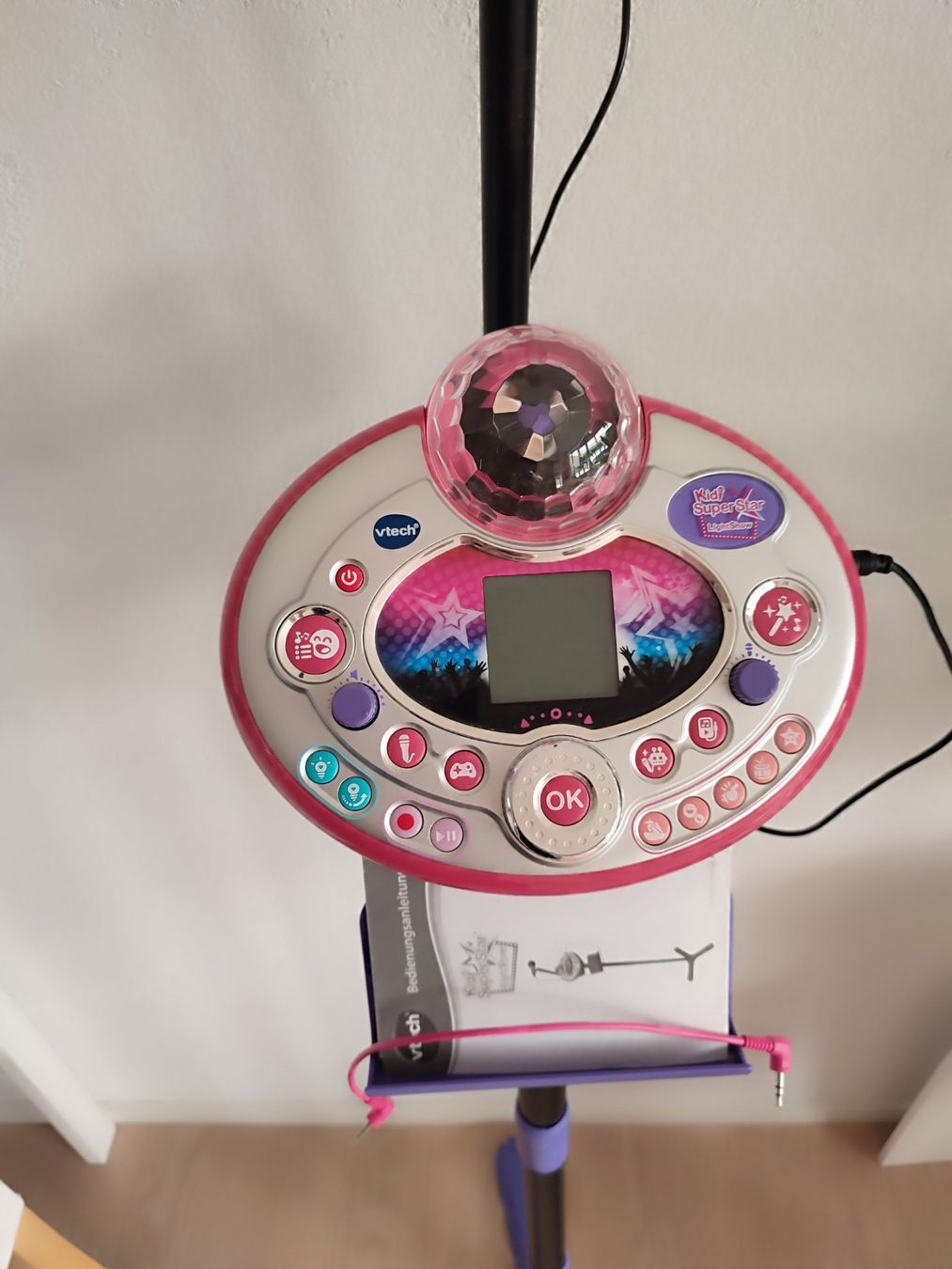 Vtech Giocattoli: VTech Kidi Super Star Lightshow Mikrofon Karaoke Set – Usato da Reinach BL venduto da marisne