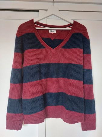 Tommy Hilfiger Strickpullover Wolle, Grösse S, V-Ausschnitt