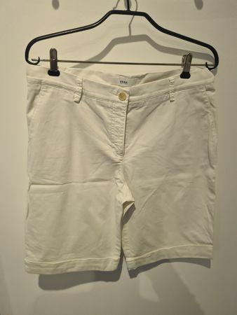 Brax Bermuda Shorts Weiss Gr. 40 Sommerhose Damenhose Chic 