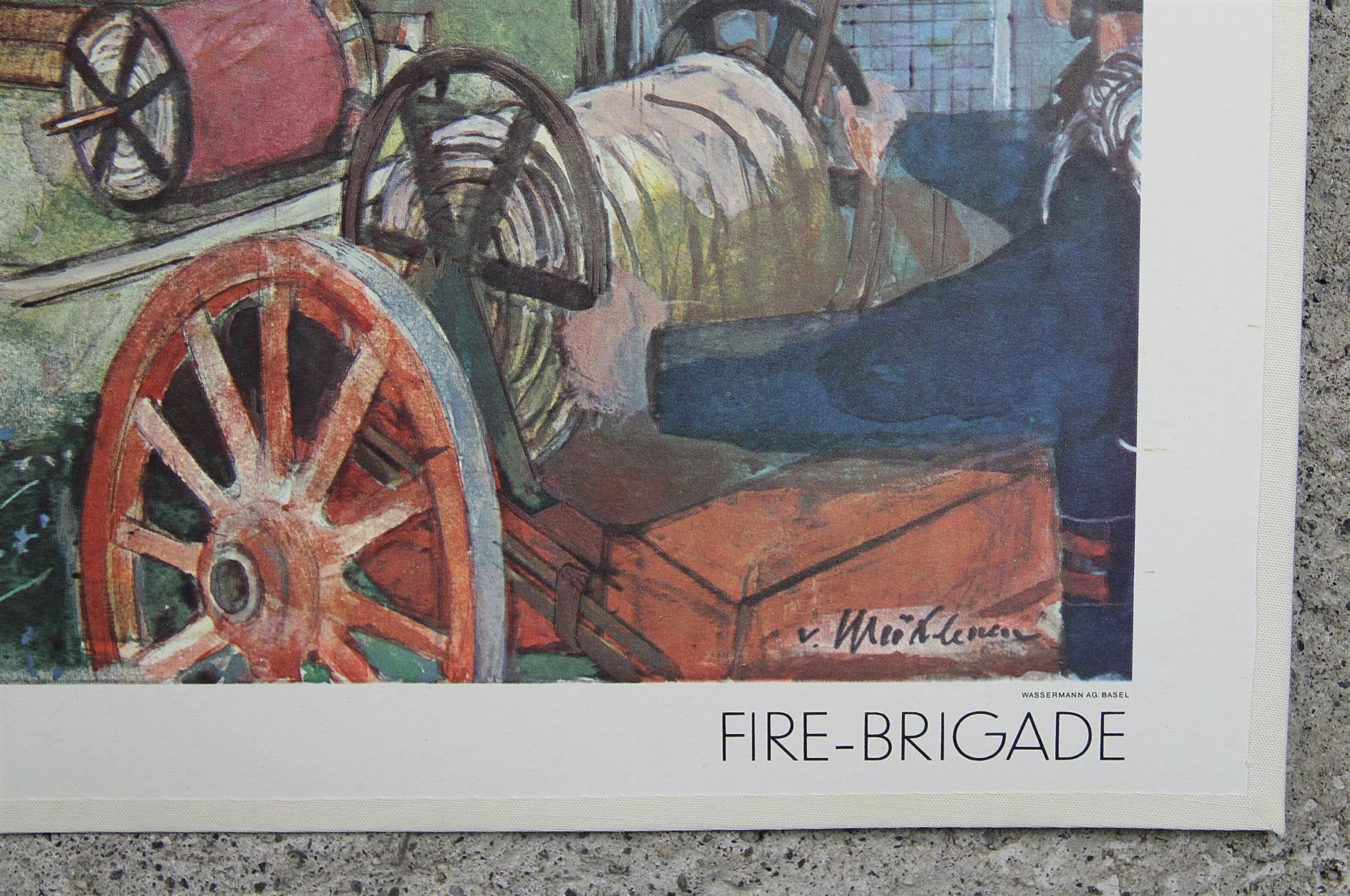 Foto & Immagini: Schulwandbild "Feuerwehr" – Usato da Birrwil venduto da brandschatz_birrwil 4