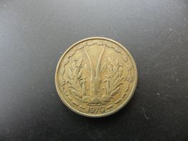 Etats de l'Afrique de l'Ouest 25 Francs 1970