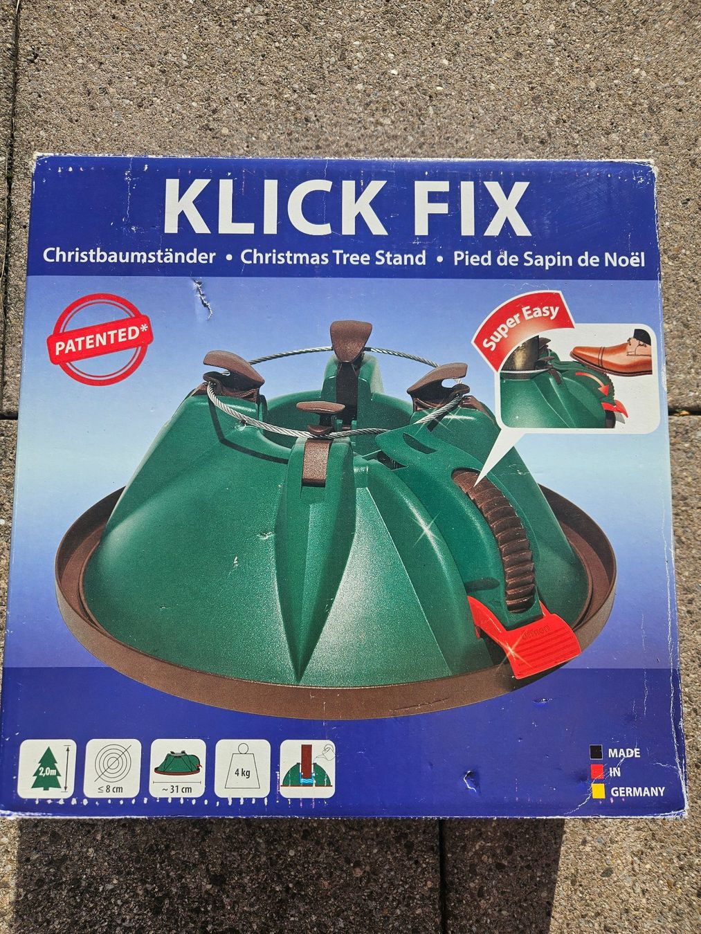 Basi per albero di Natale: Niko Klick Fix Christbaumständer – Usato da Zürich venduto da Eisinzurich 2