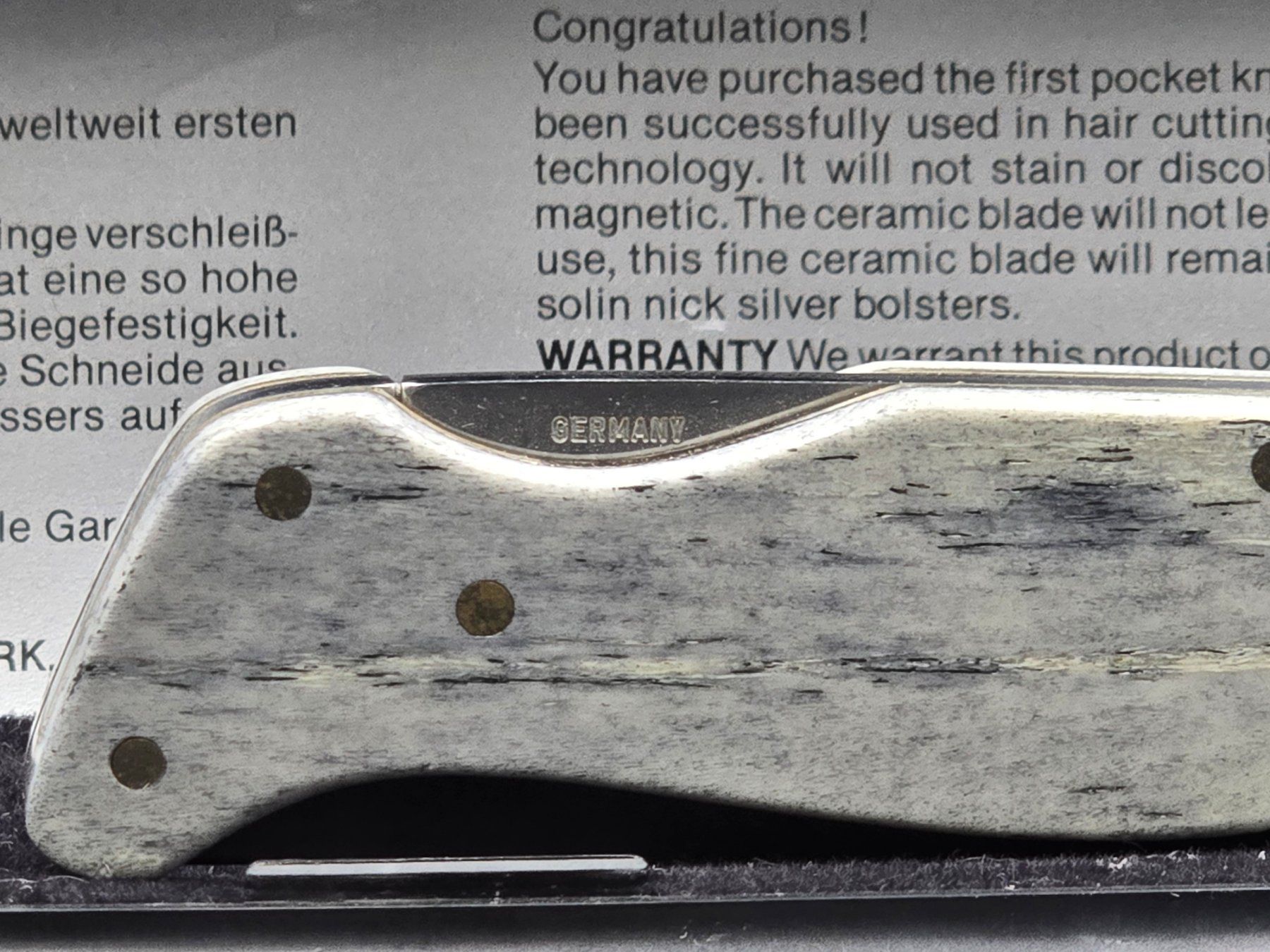 Coltelli tascabile: Böker Keramik Klappmesser – Usato da Rorschacherberg venduto da snOOpydOg11 4