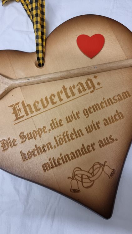 Herz Holz Sprüche Dekor Kaufen auf Ricardo