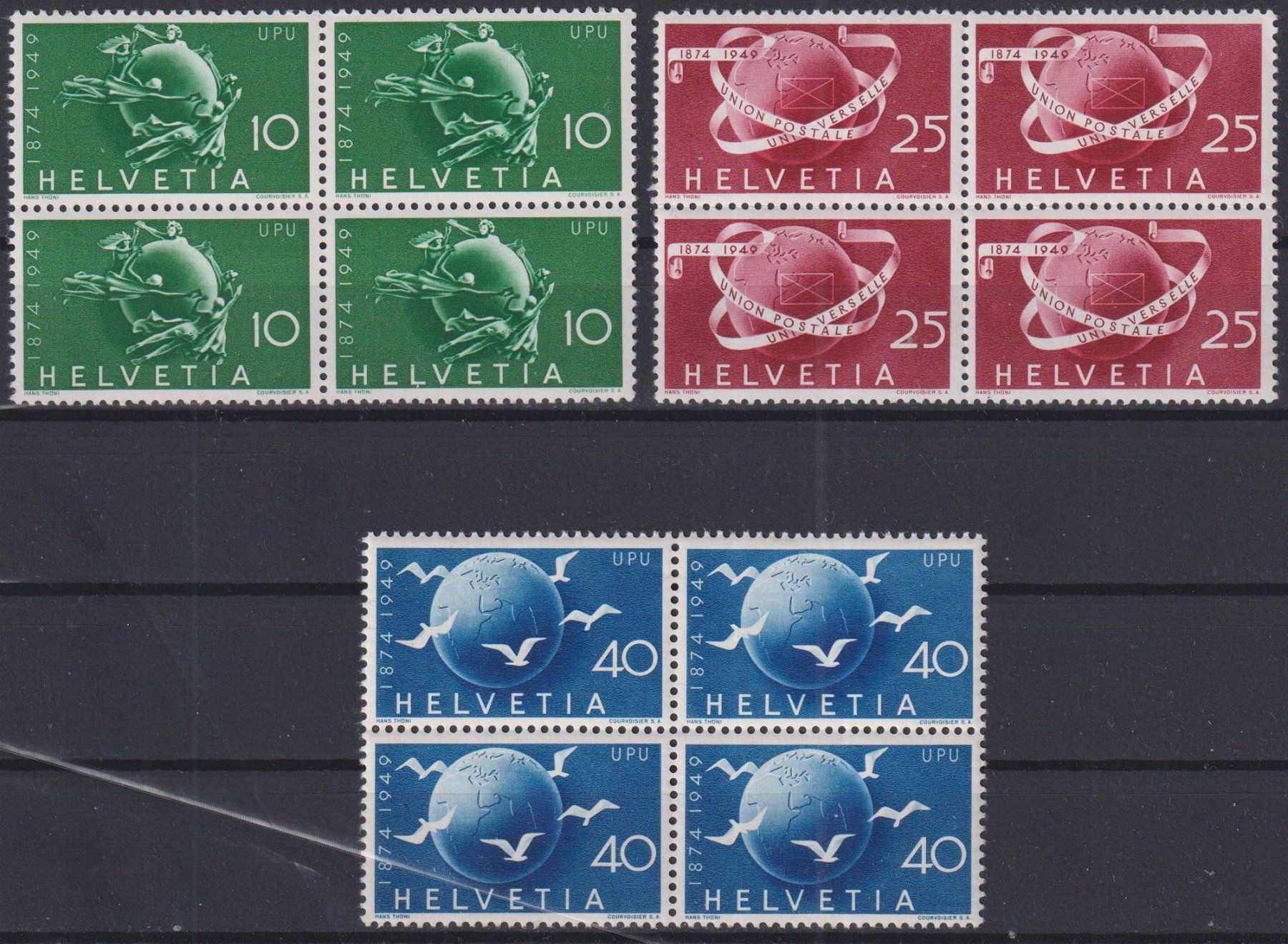 Alle Briefmarken: J78) Satz 294-296, 4.Block, postfrisch – Gebraucht aus Claro von Chanty7