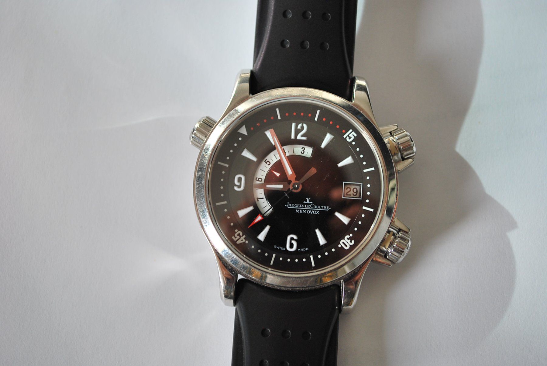 Jaeger-Lecoultre Orologi: MasterCompressor Memovox – Usato da Chavannes-de-Bogis venduto da con_x8wy