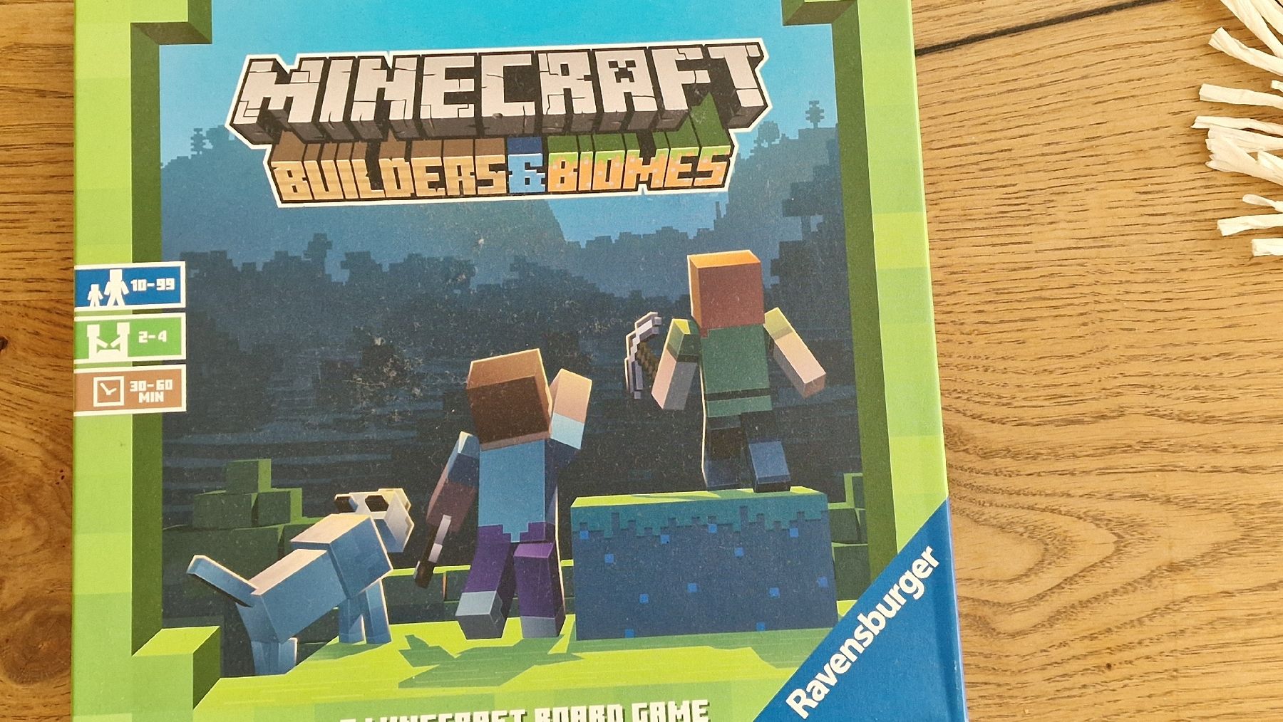 Ravensburger Giochi: Brettspiel Minecraft Builders & Biomes Ravensburger – Usato da Horgen venduto da Happi76