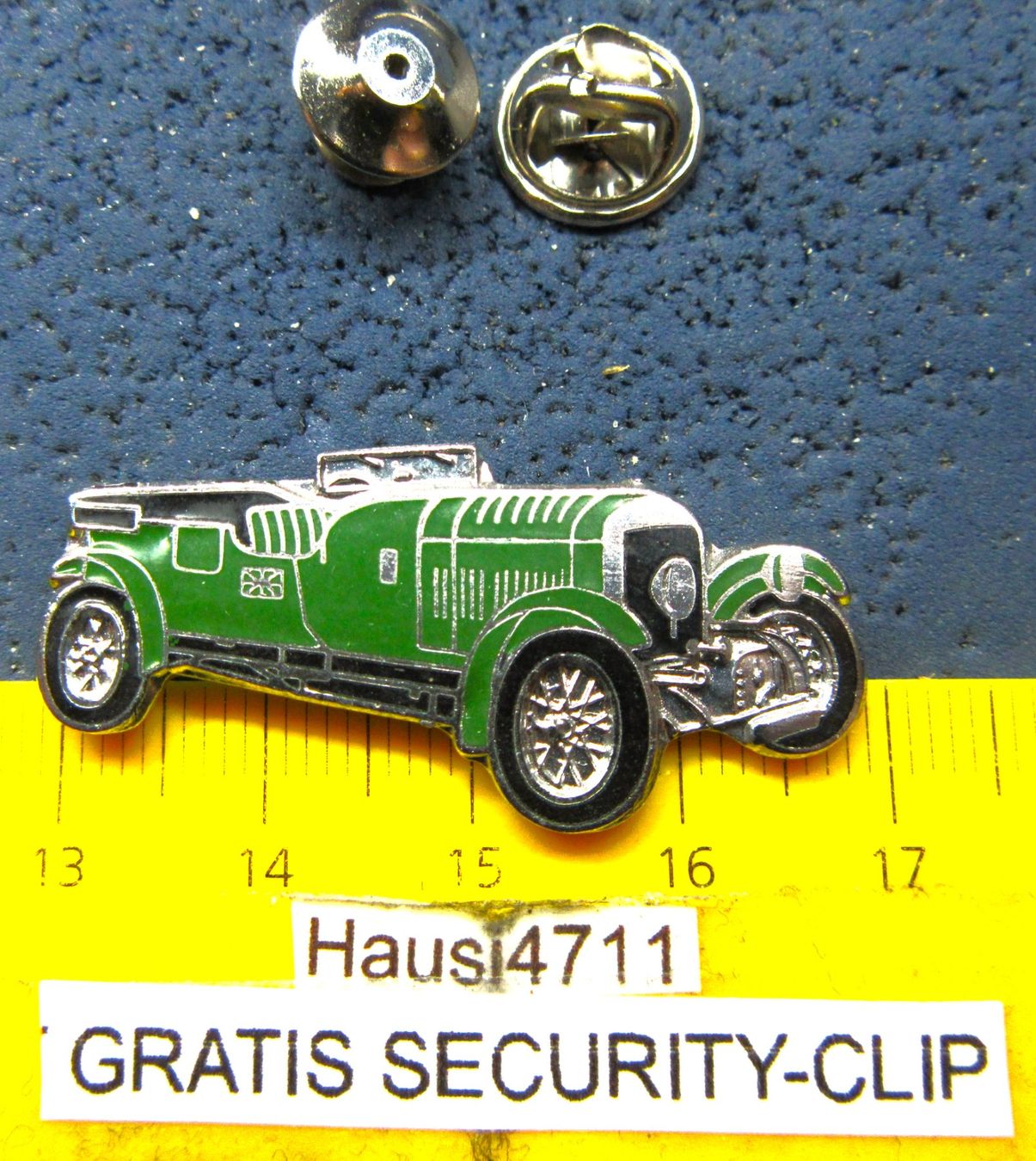 Bentley Placchette & Badge: BENTLEY 4,5L "BLOWER" PG-RACING PIN ENAMEL – Usato da Ettingen venduto da Hausi4711
