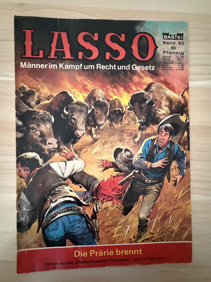 BD: Lasso Western Bastei Heft 83, schön  – D'occasion à Kehrsatz par Raboy