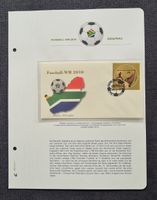 Offiz. Sonderbrief Fussball WM 2010 Südafrika Briefmarke
