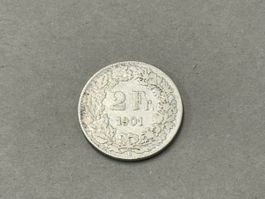 Schweiz 2 Franken 1901 