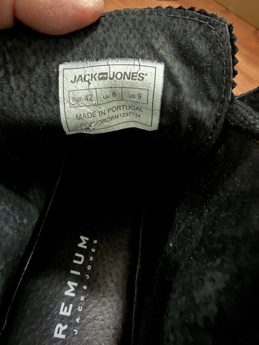 Jack & Jones Scarpe da uomo: Jack & Jones Leder Boots Herren EU42 Schwarz – Usato da Dänikon ZH venduto da RAFIMIKI 4