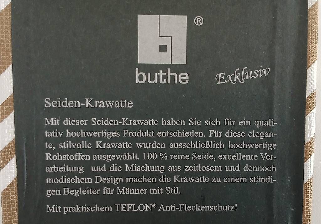 Krawatten: Seiden Krawatten "buthe" – Gebraucht aus Escholzmatt von sus_9vvb 4