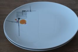 Eleganti piatti piani vintage - set di 2 per la tua tavola!